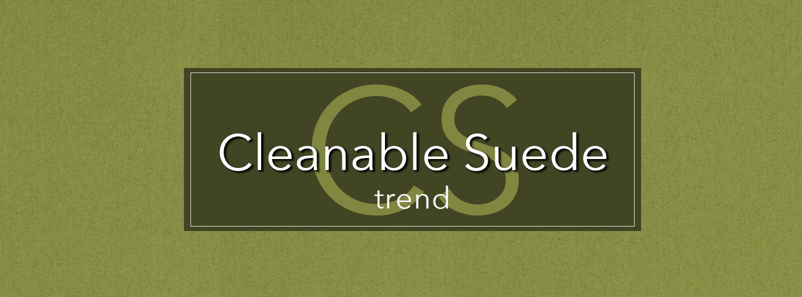 Cleanable Suede