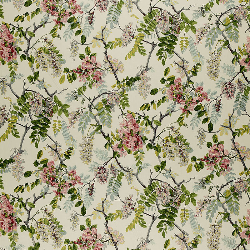 WISTERIA VINE  IVORY  FABRIC