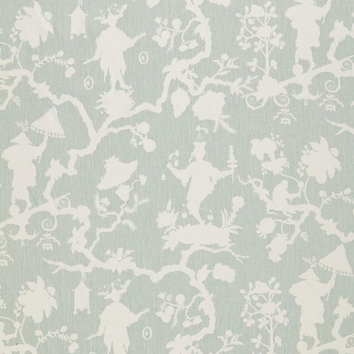 SHANTUNG SILHOUETTE PRINT MINERAL
