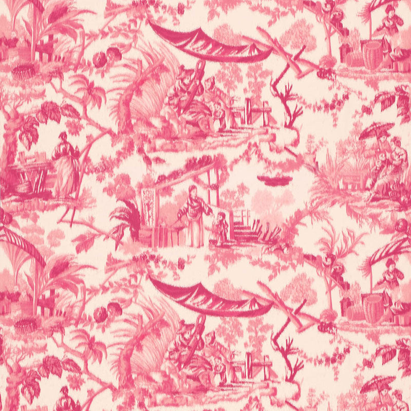 PAVILLON CHINOIS  PEONY  FABRIC