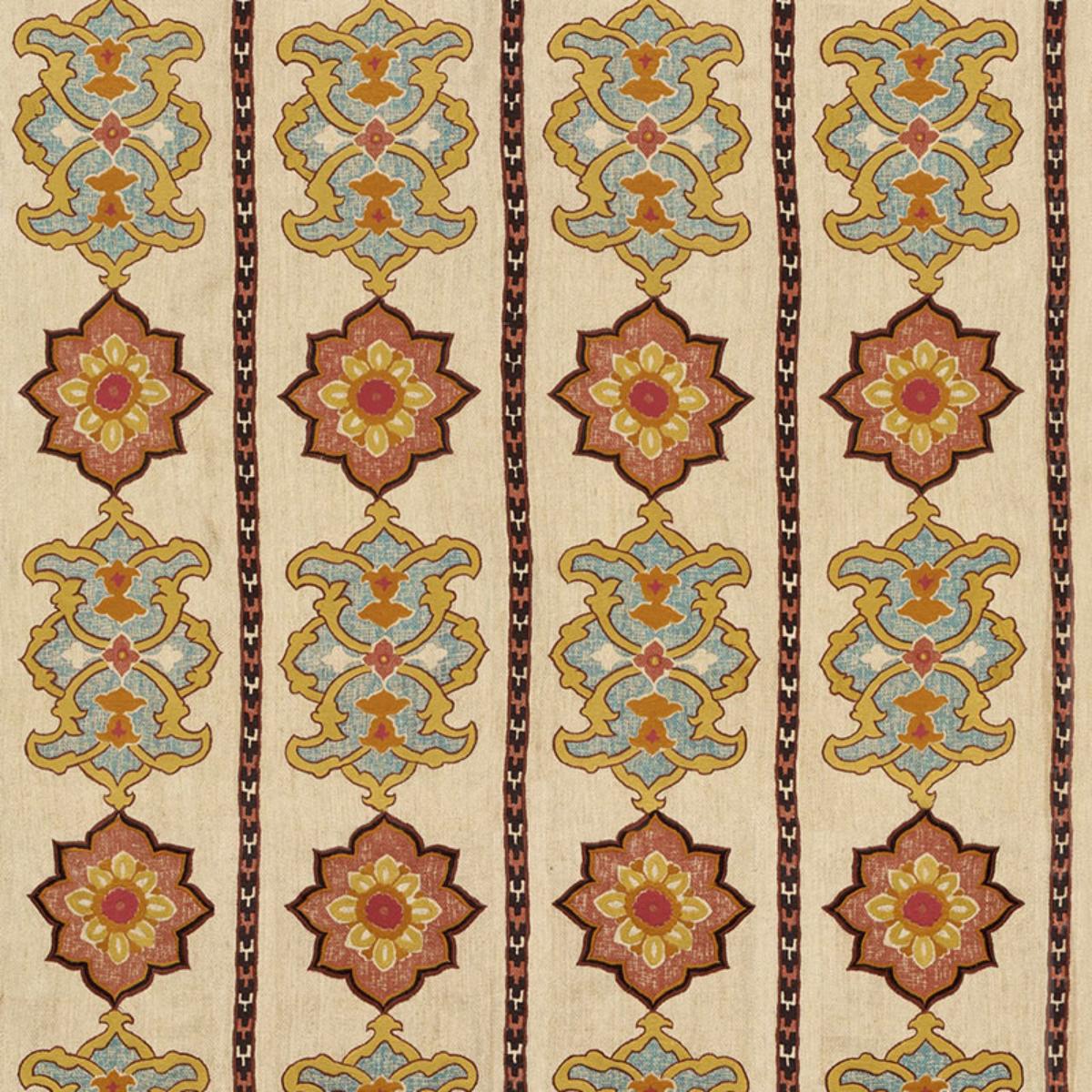 TEMARA HAND-EMBROIDERED PRINT SPICE