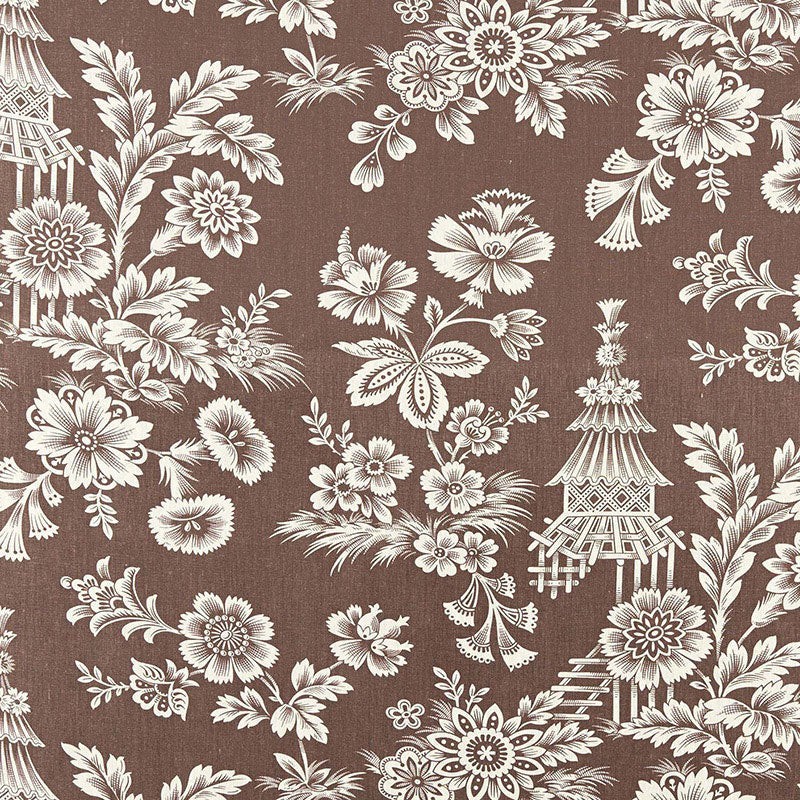 SONG GARDEN COCOA FABRIC