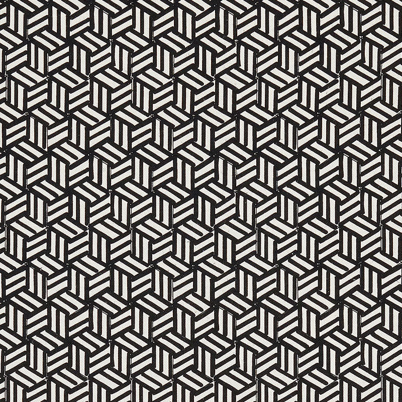 TUMBLING BLOCKS BLACK