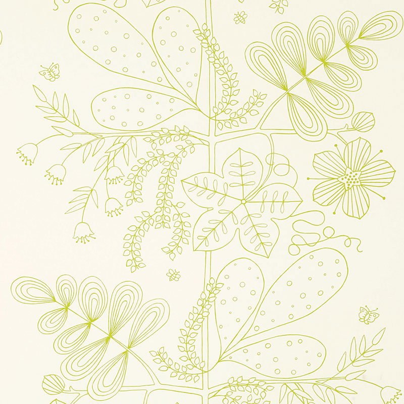 BLOMMEN PRINT LIME