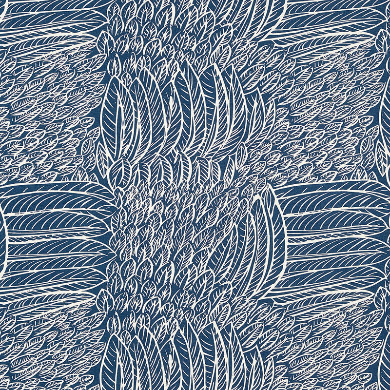 FEATHERFEST NAVY FABRIC