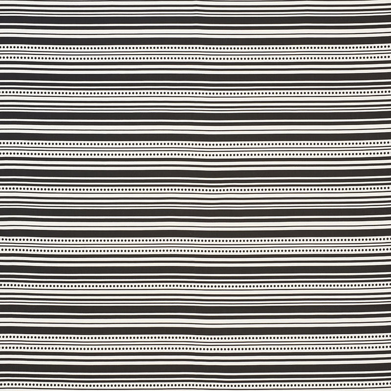 STRIPEDOT II INDOOR/OUTDOOR BLACK FABRIC