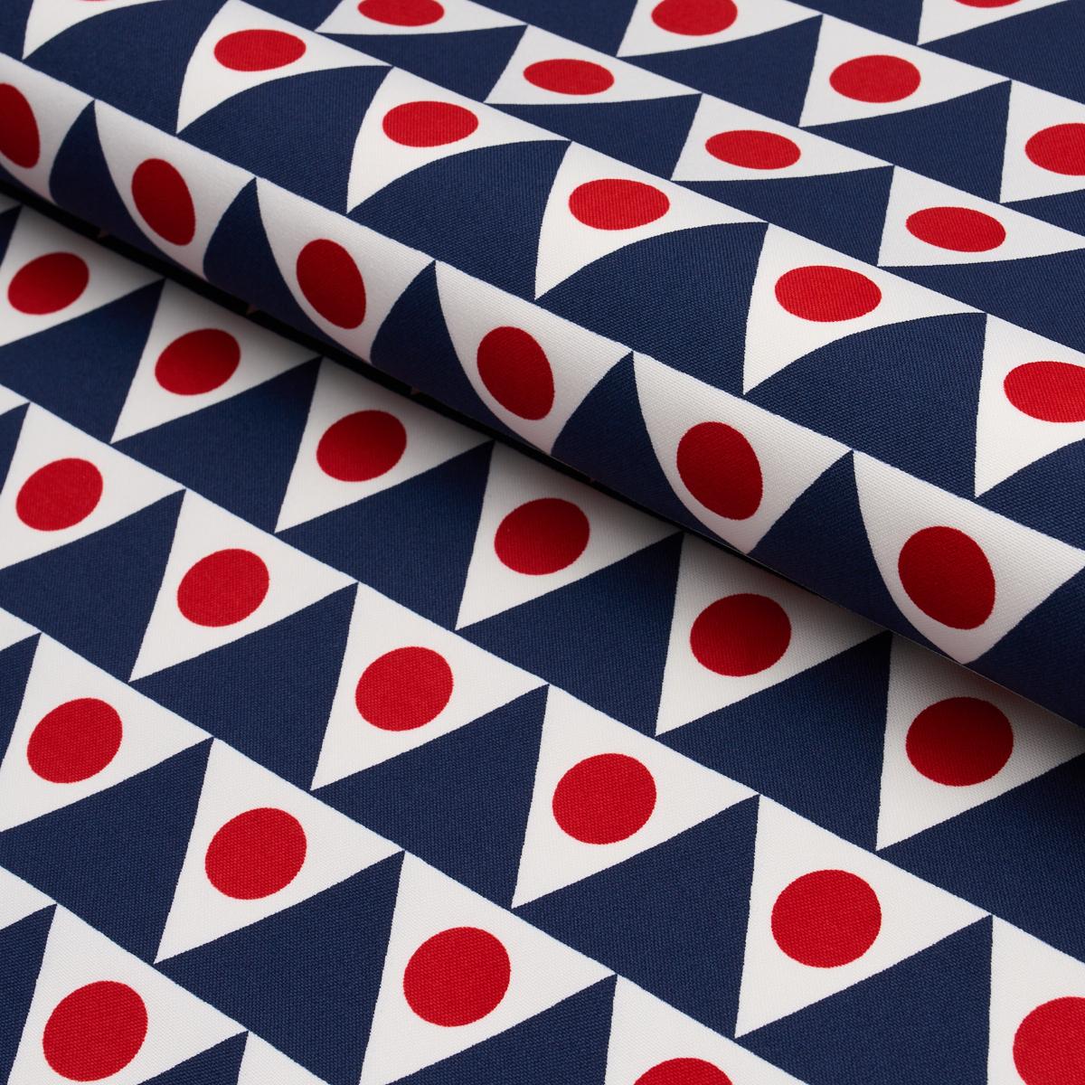PENNANT II INDOOR/OUTDOOR NAVY & RED
