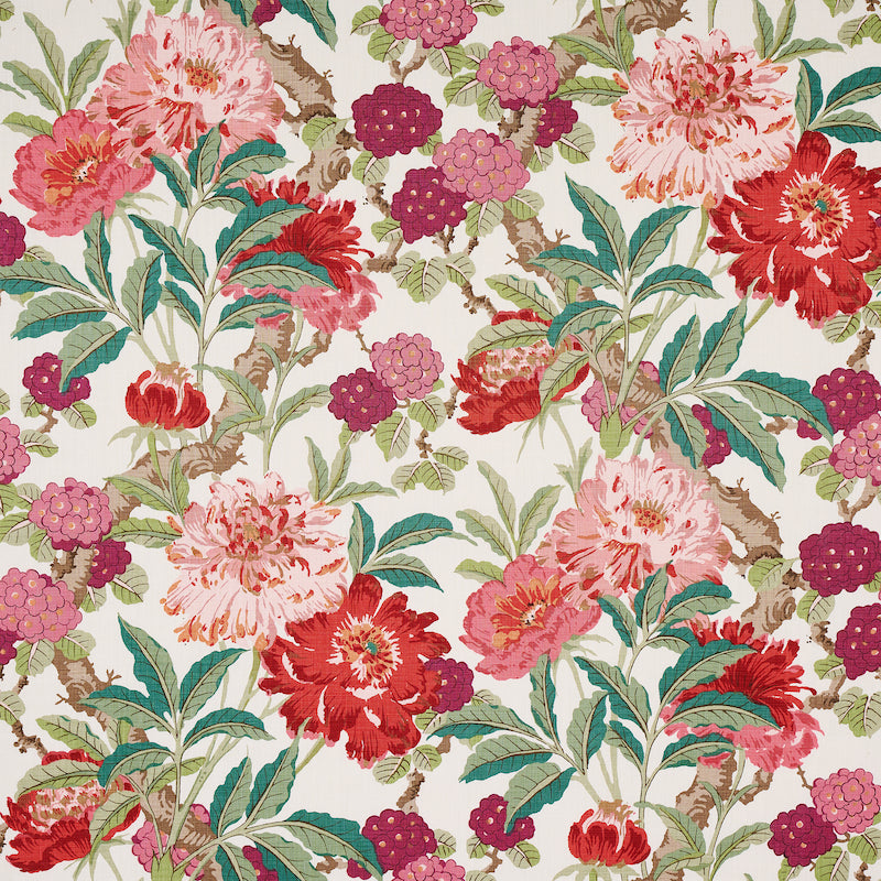 ENCHANTED GARDEN FUCHSIA FABRIC