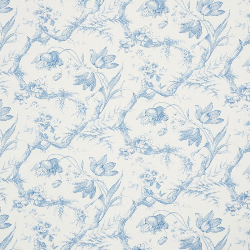 TOILE DE FLEURS DELFT FABRIC
