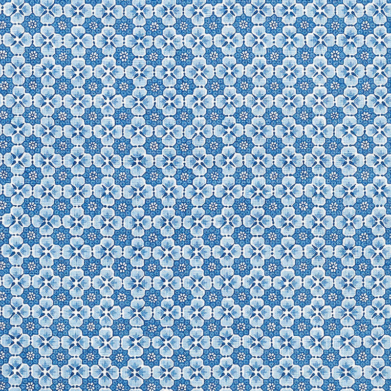 PALISADES FLORET INDIGO FABRIC