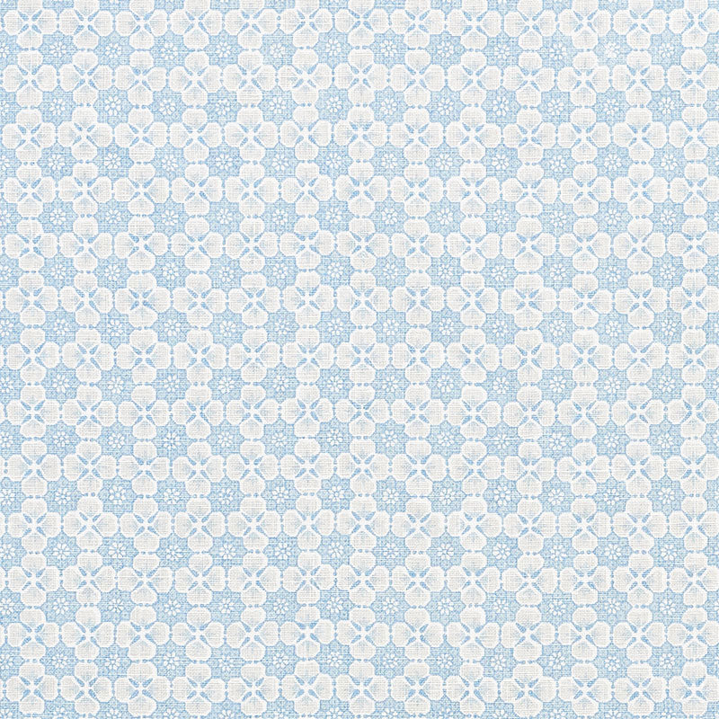PALISADES FLORET CHINA BLUE FABRIC