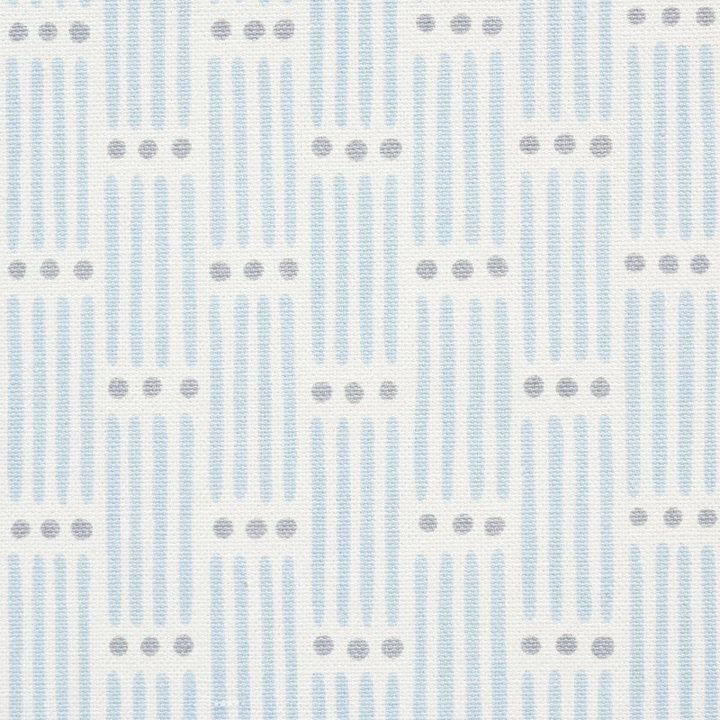 DOTTED STRIPE SKY FABRIC