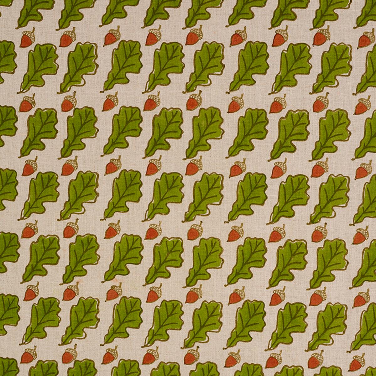 OAK HAND BLOCK PRINT GREEN