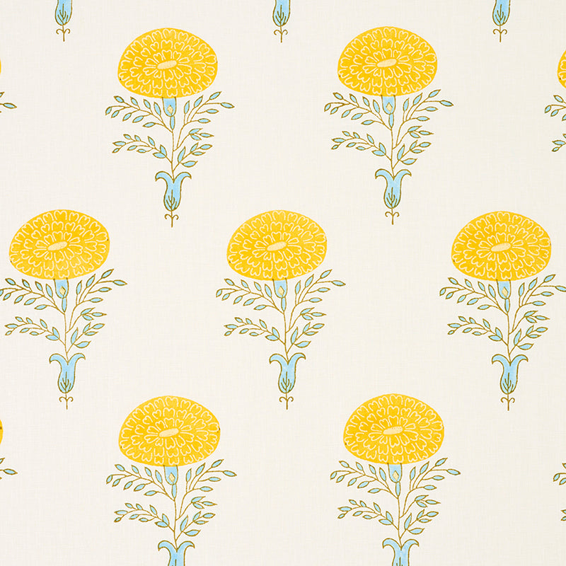 MARIGOLD HAND BLOCK PRINT YELLOW