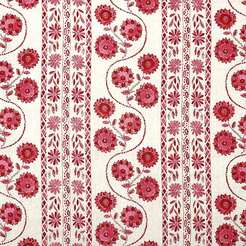 ZINNIA HANDMADE PRINT PINK