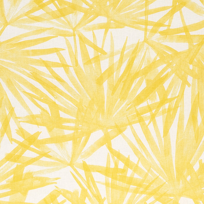 SUNLIT PALM LINEN YELLOW