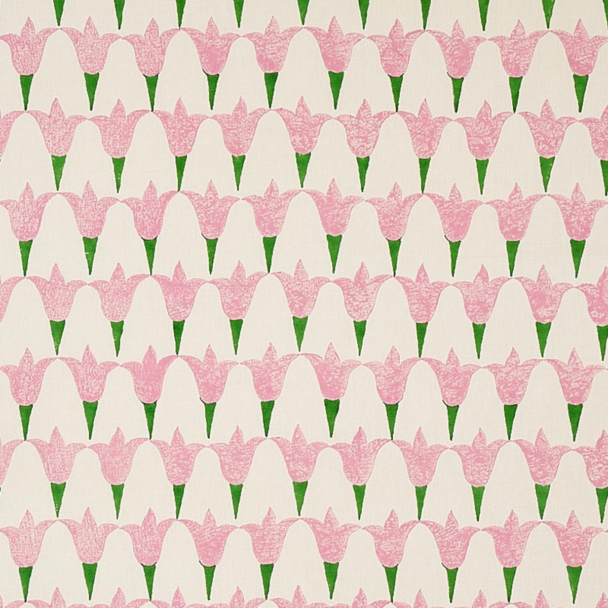 TULIP HAND BLOCK ROSE & GRASS