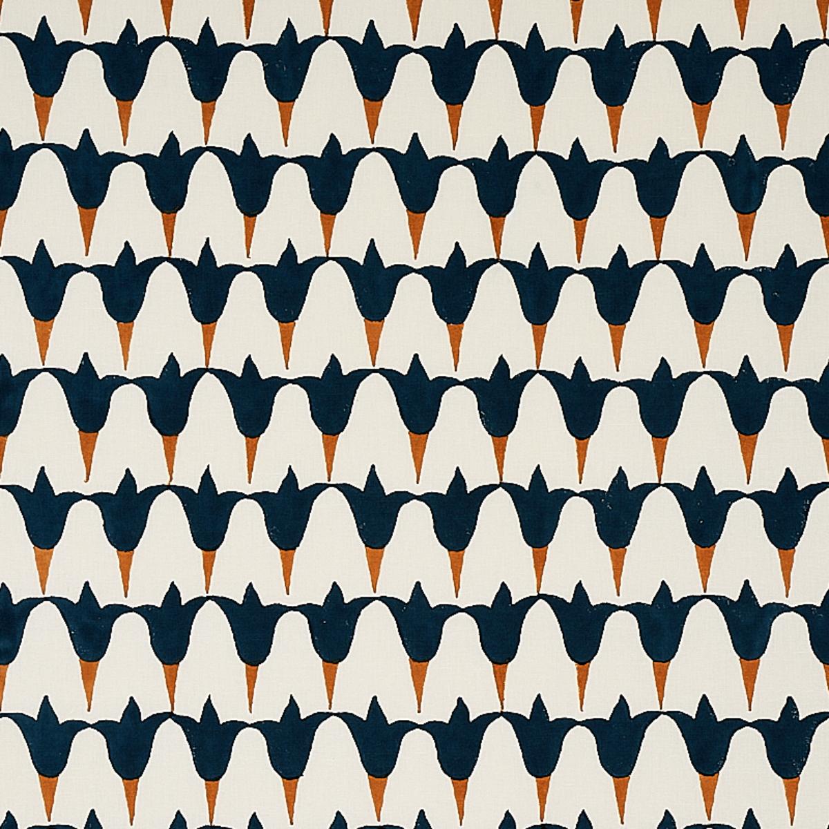 TULIP HAND BLOCK MIDNIGHT & COPPER