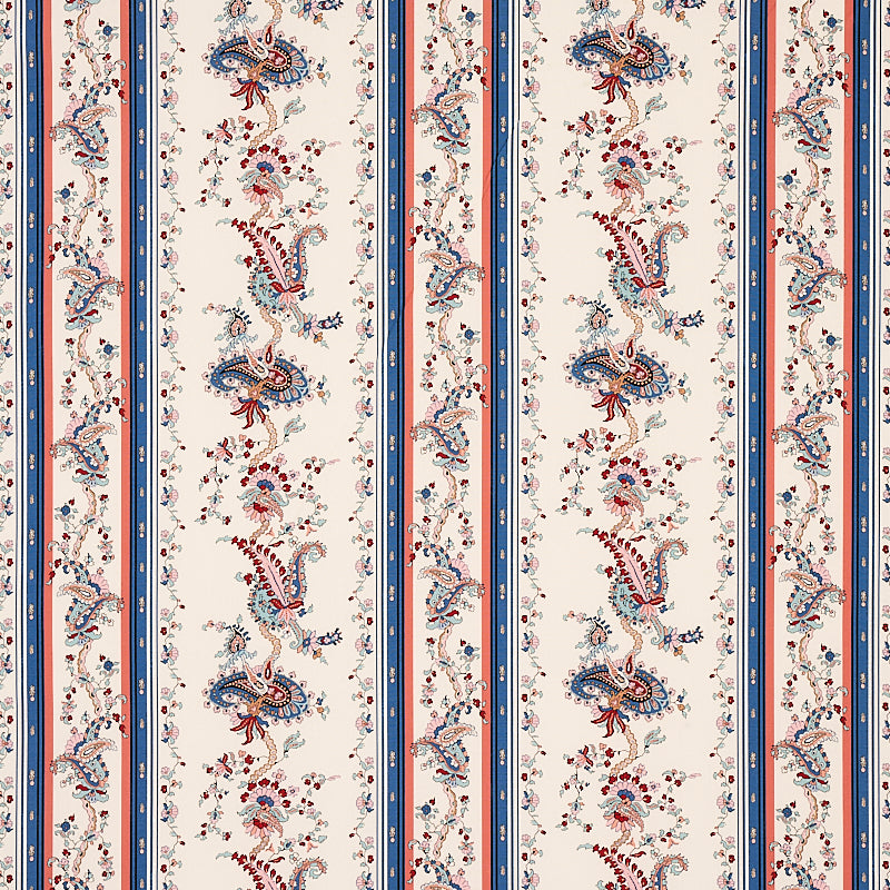 ELENA PAISLEY STRIPE BLUE