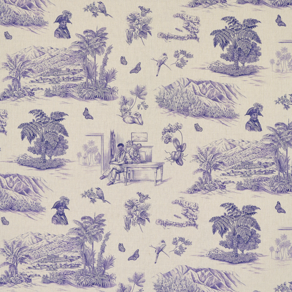 TOUSSAINT TOILE PURPLE