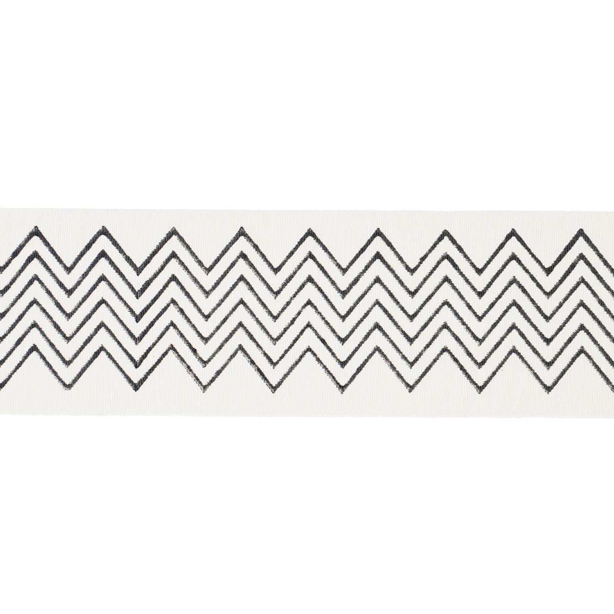 LEORA HAND BLOCKED TAPE NARROW CHARCOAL