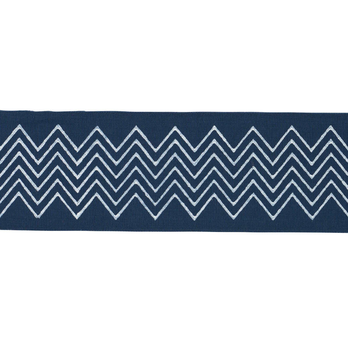 LEORA HAND BLOCKED TAPE NARROW INDIGO