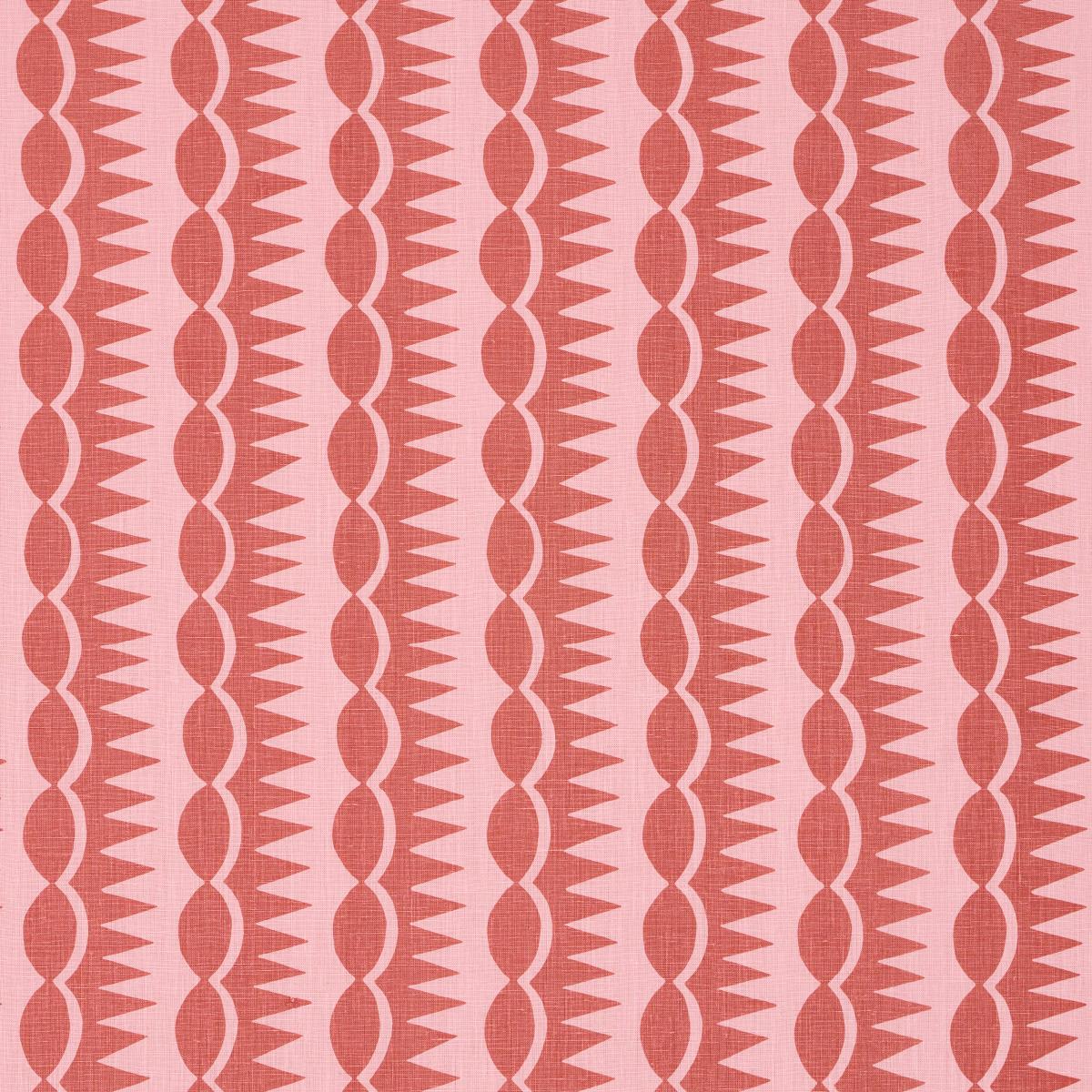 DAGGER STRIPE RED ON PINK