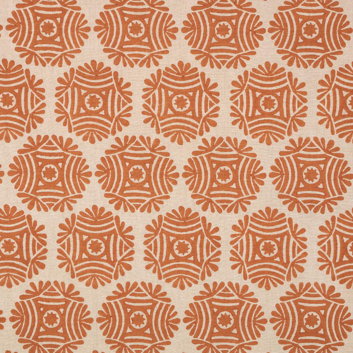 GILDED STAR BLOCK PRINT CINNAMON