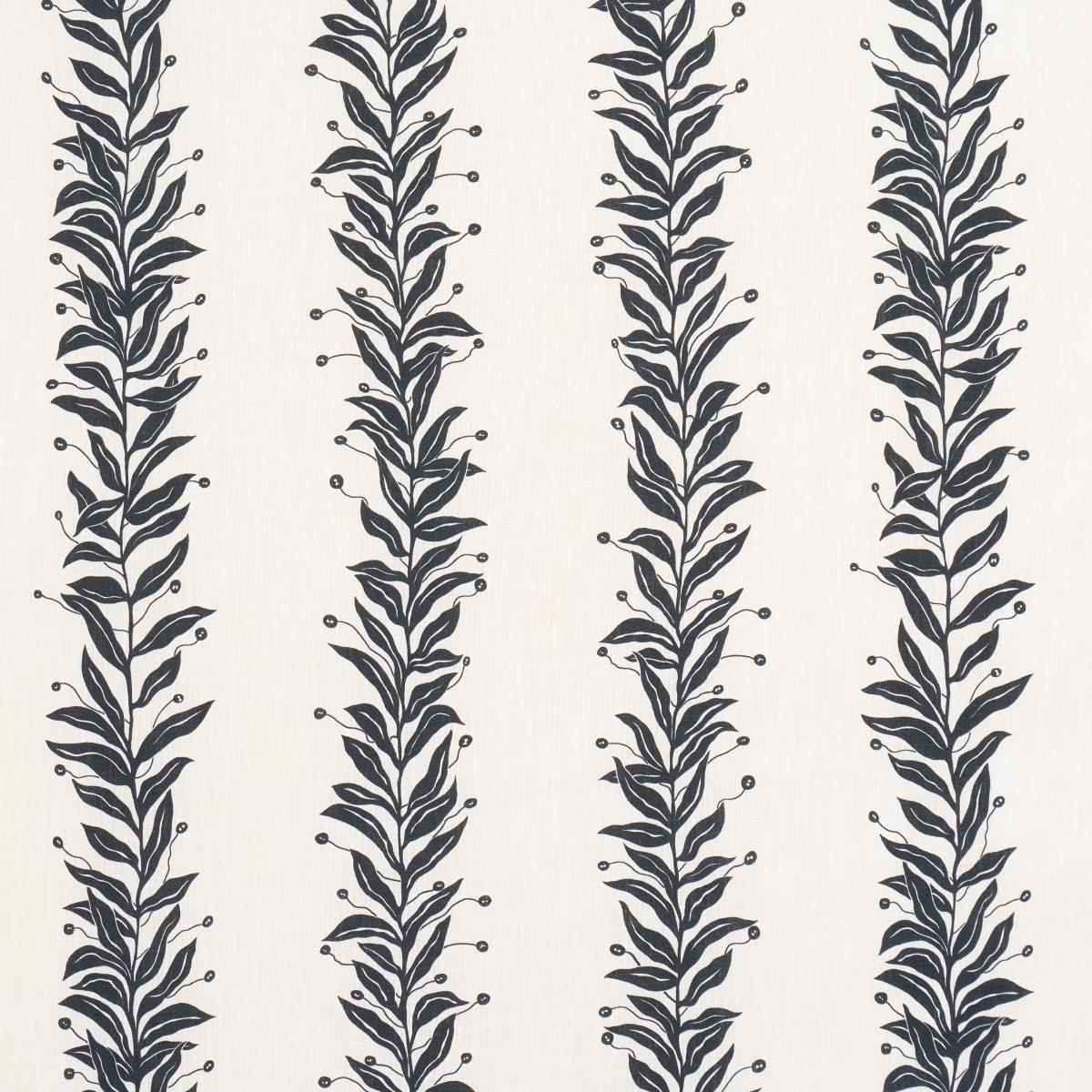 TENDRIL STRIPE INDOOR/OUTDOOR BLACK & CREAM