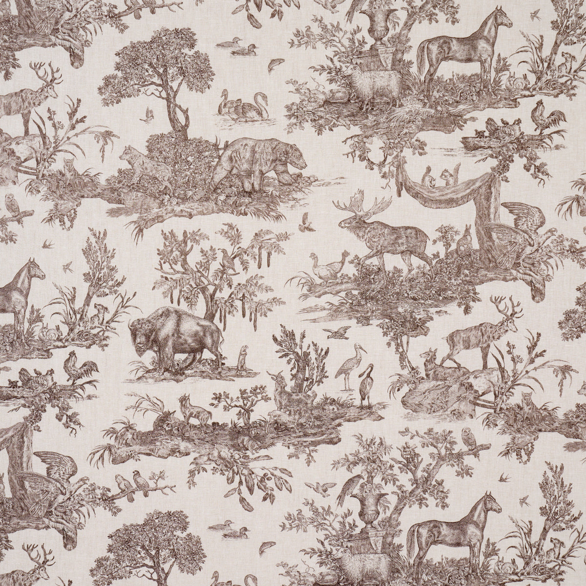 Western Toile Sepia