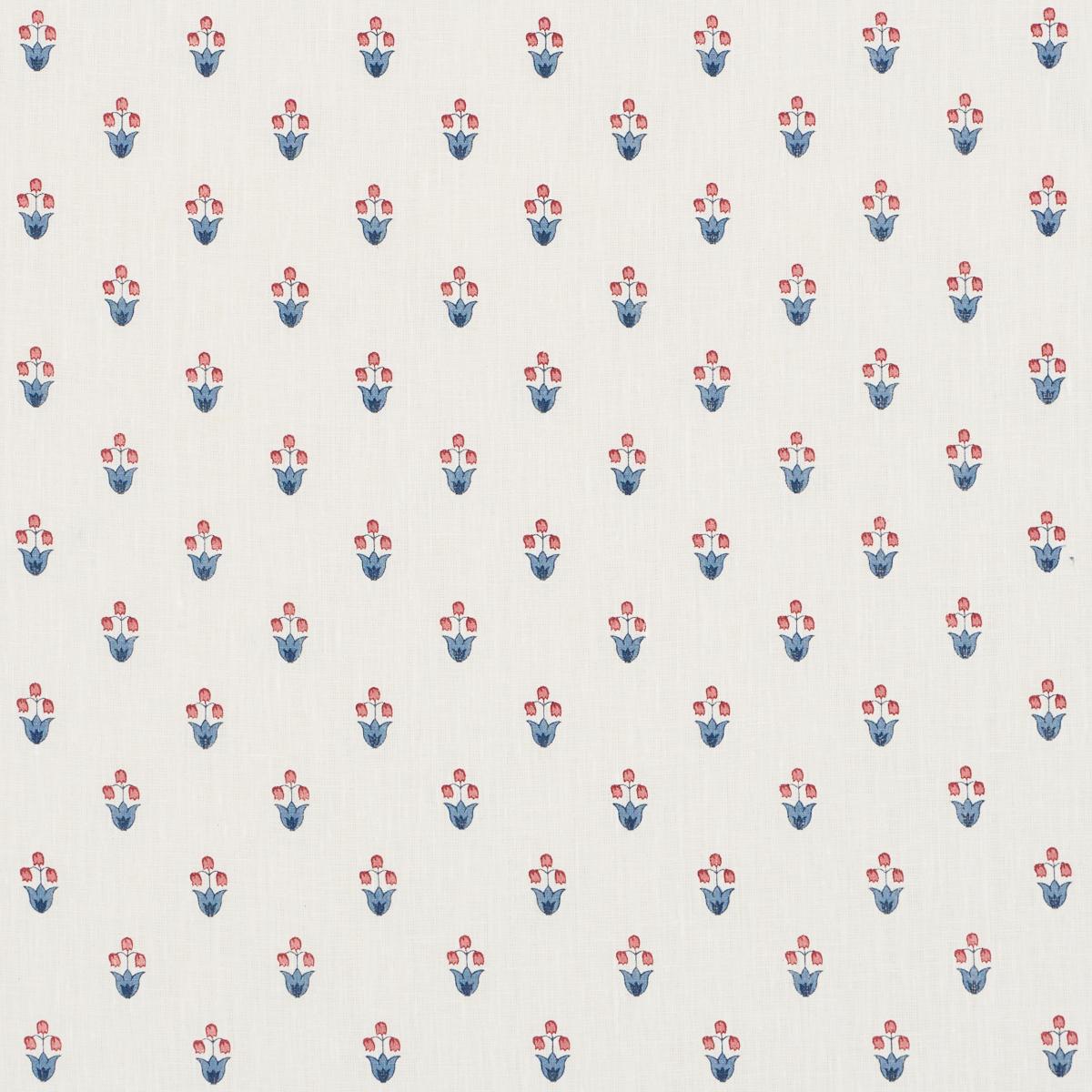 MOIRA HAND PRINT BLUE & RED