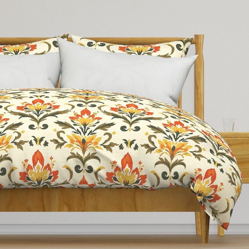 Atlanta Fabrics Robson Medallion Walnut Fabric | Atlanta Fabrics
