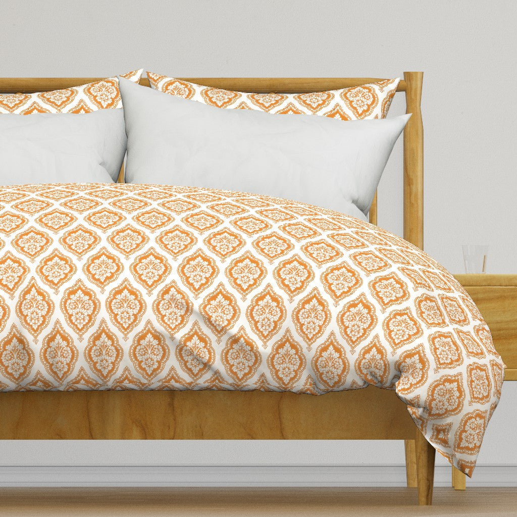 Atlanta Fabrics Indus Tangerine Fabric | Atlanta Fabrics