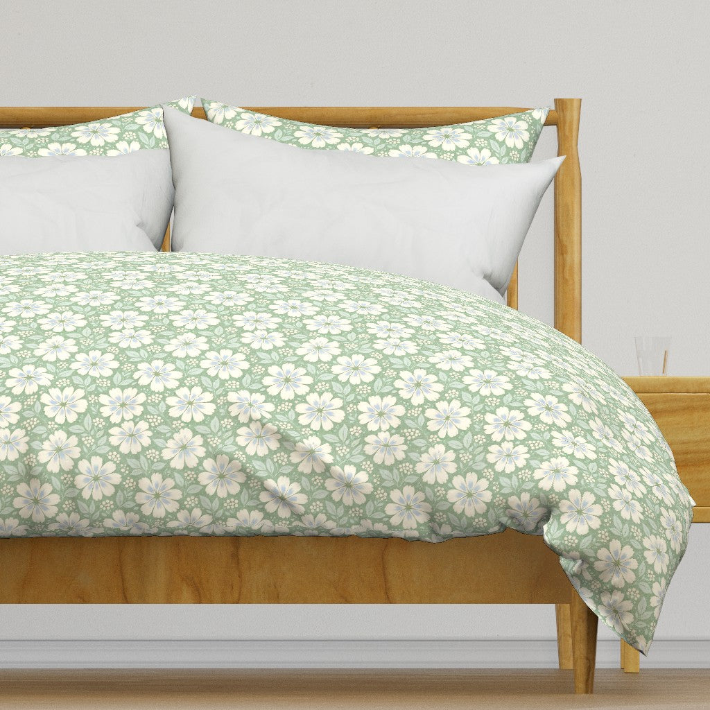 Atlanta Fabrics Drifting Mint Fabric | Atlanta Fabrics