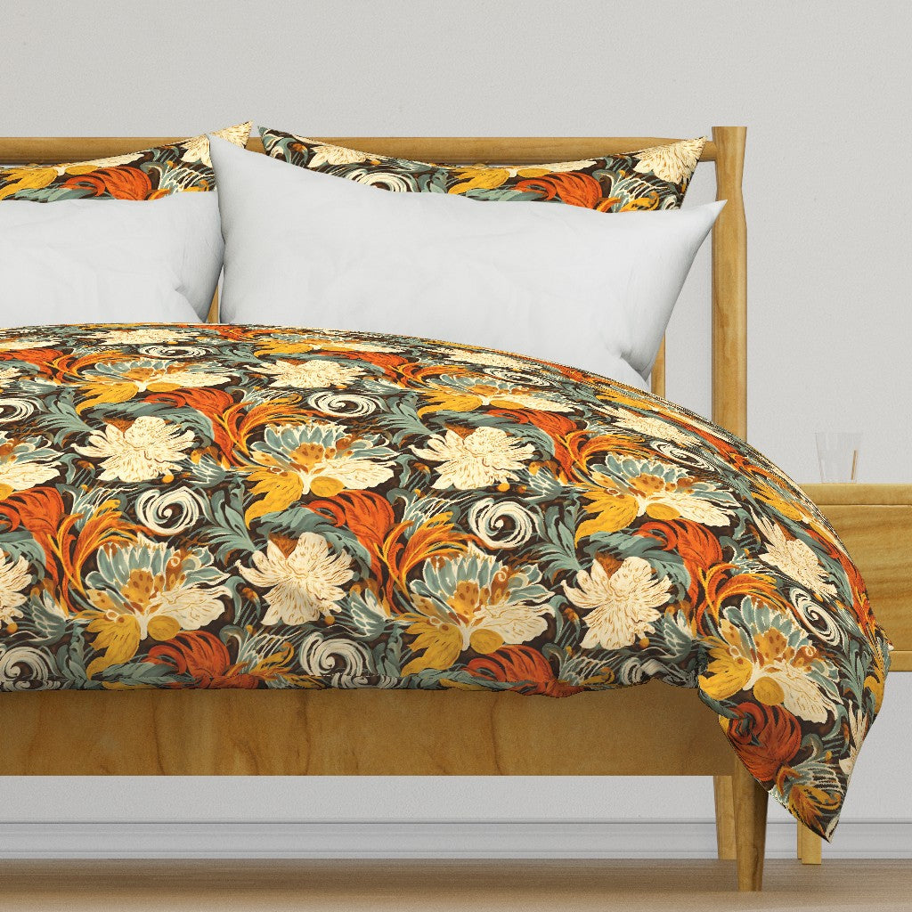 Atlanta Fabrics Countless Hours Russet Fabric | Atlanta Fabrics