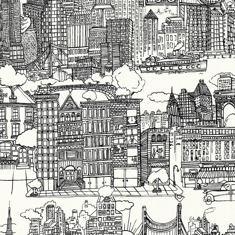 NEW YORK NEW YORK BLACK AND WHITE