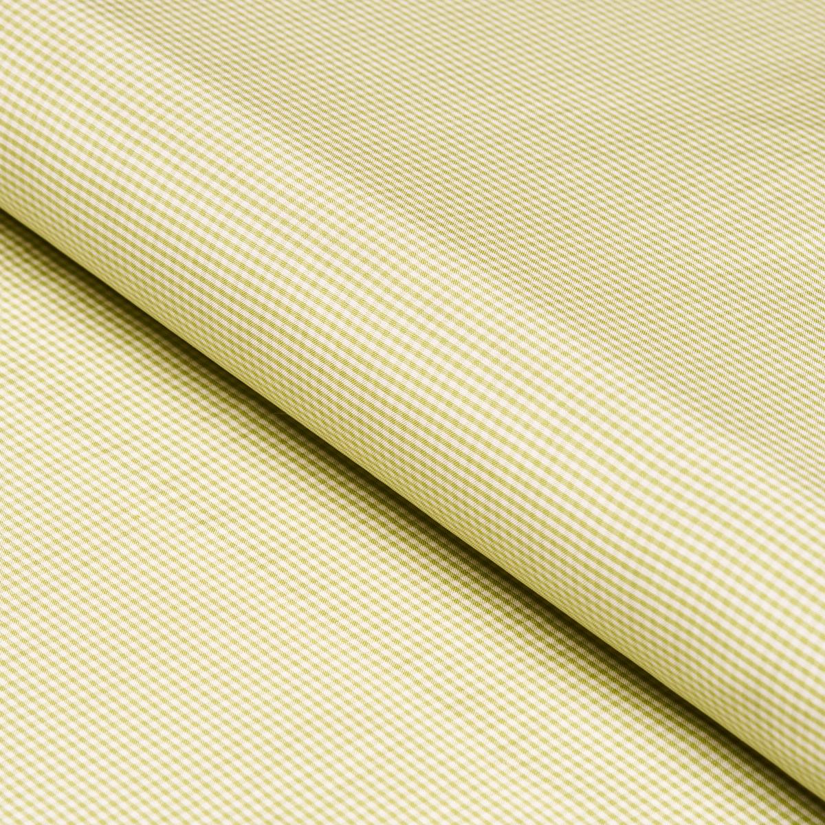 DALTON SILK GINGHAM CHARTREUSE