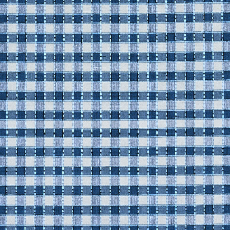 INGRID SILK CHECK BLUE