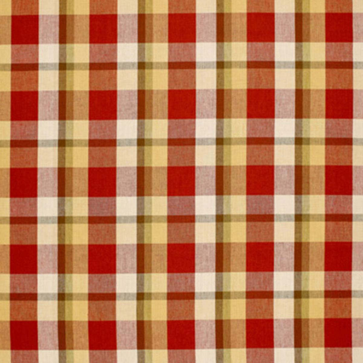 AUGUSTA LINEN PLAID ORCHARD