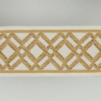 41227 FRETWORK TAPE ANTIQUE GOLD - Atlanta Fabrics