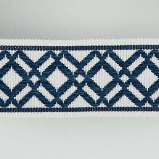 41227 FRETWORK TAPE INDIGO - Atlanta Fabrics