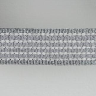 41228 CHENILLE STRIPE TAP STERLING - Atlanta Fabrics