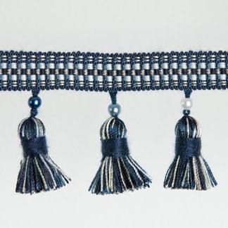 41231 TASSEL FRINGE INDIGO - Atlanta Fabrics