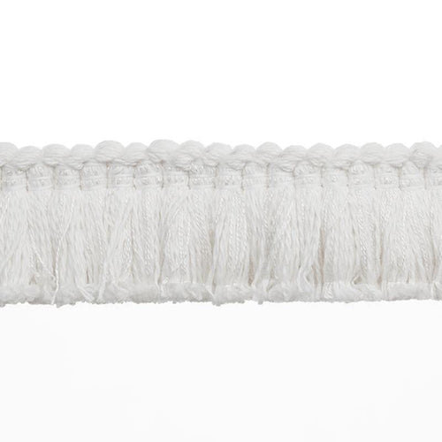 41243 Brush Fringe White - Atlanta Fabrics