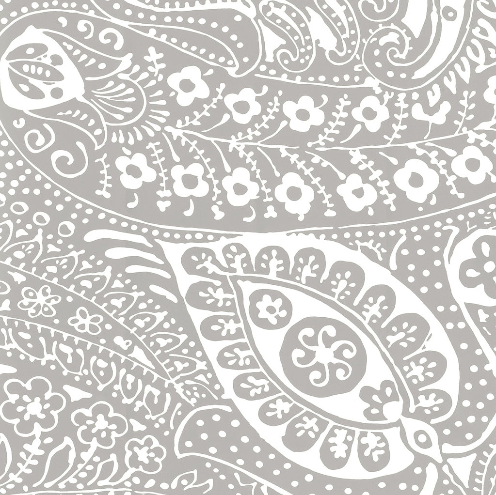 PAISLEY PRINT GREY