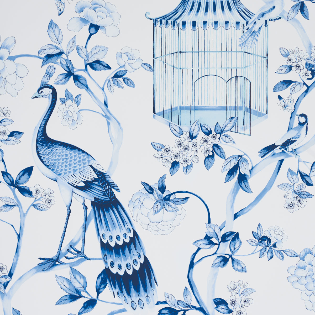 OISEAUX ET FLEURS PORCELAIN