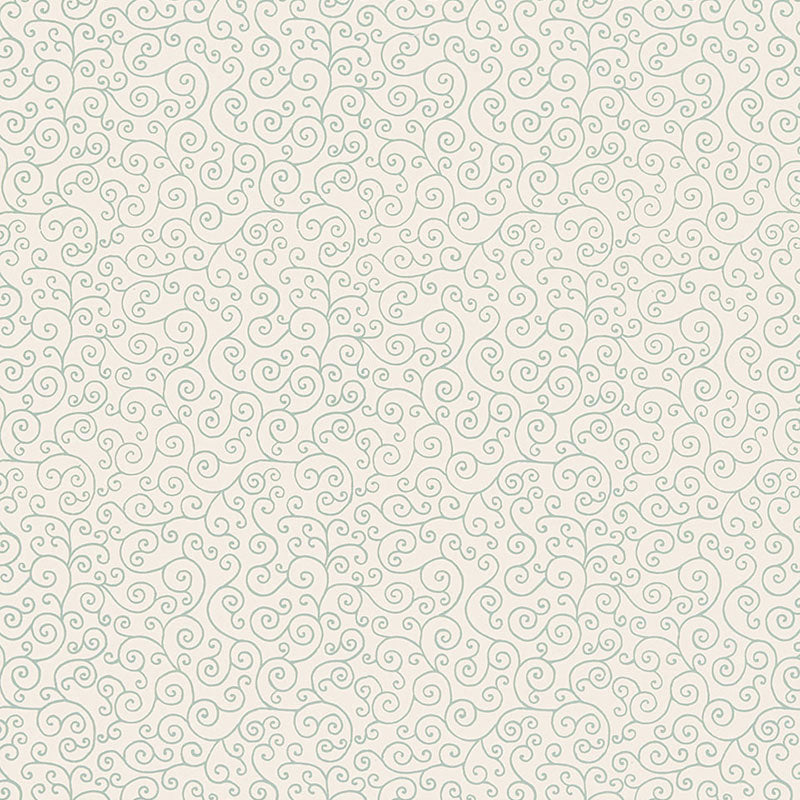 SANGAR SCROLL WATER BLUE