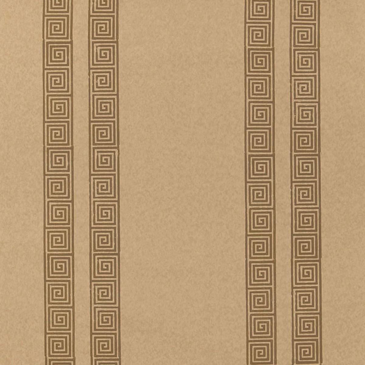 GREEK KEY STRIPE TABAC