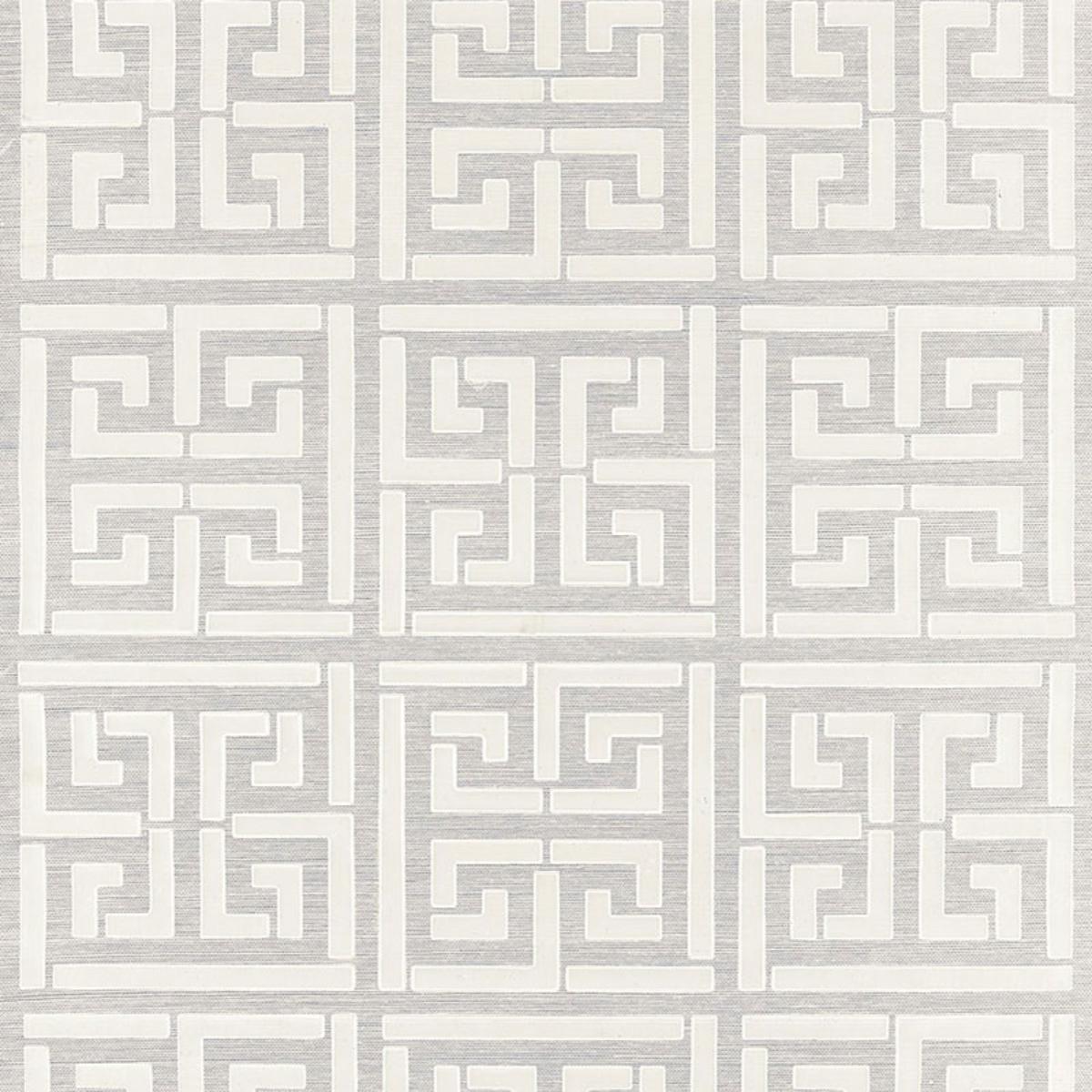 GREEK KEY SISAL SILVER