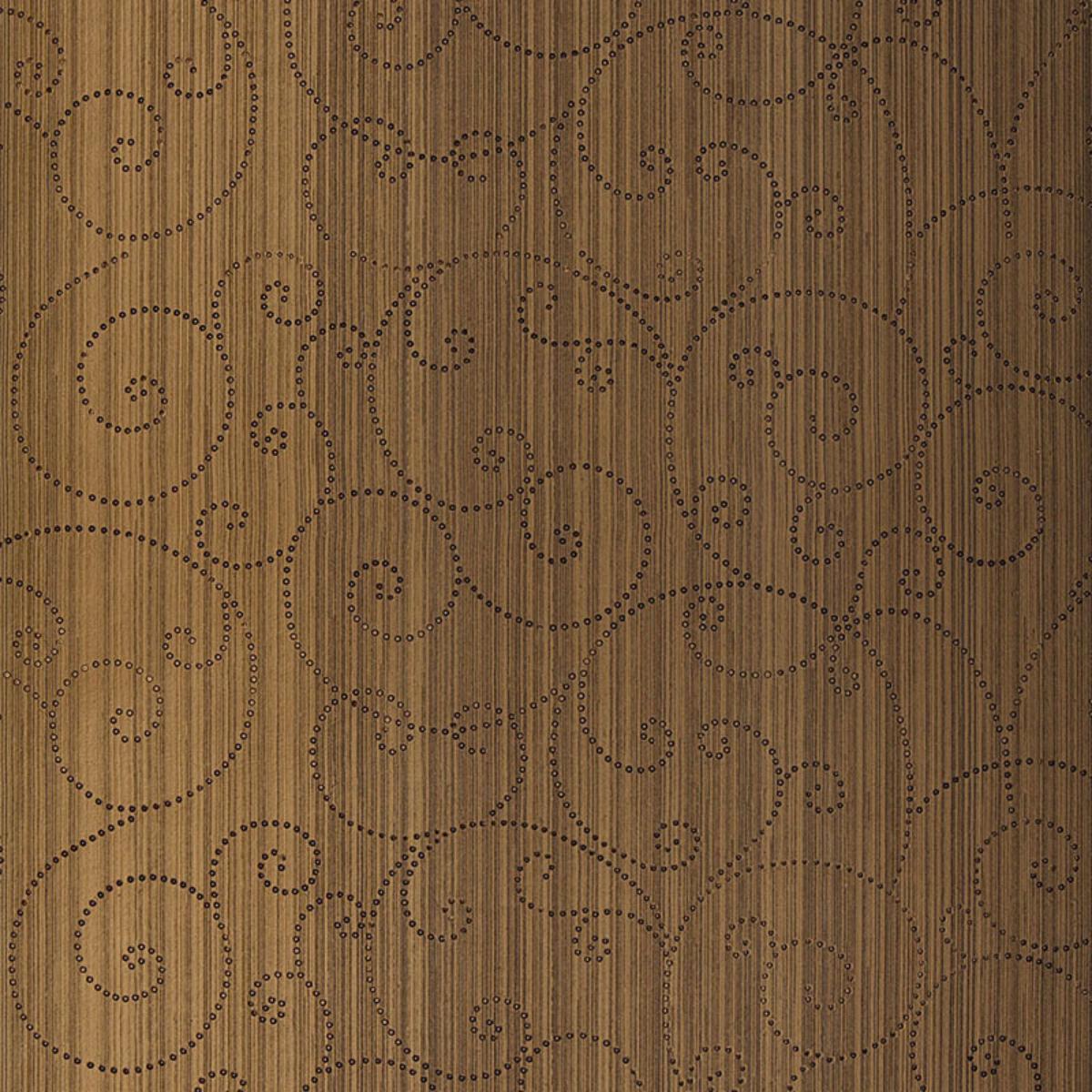 BEADED SCROLL BURNISHED BRONZE